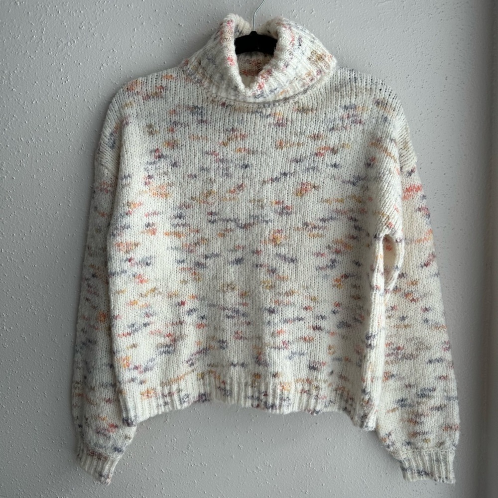 Jessica Simpson Cozy Multicolor Turtleneck Sweater
